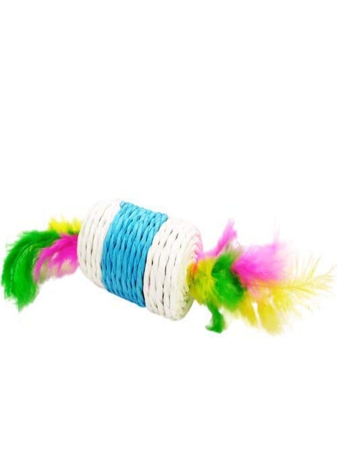 Pet Believe Sisal Rope Candy Toy with Feather Dog/Cat Playing Toy - Image 3